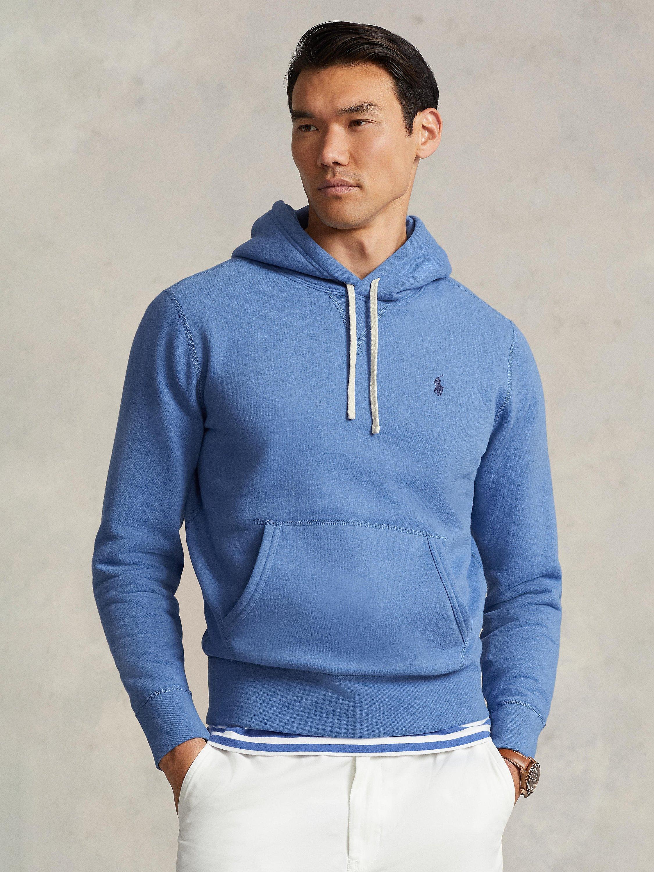 Polo Ralph Lauren Long Sleeve Pullover Hoodie, French Blue
