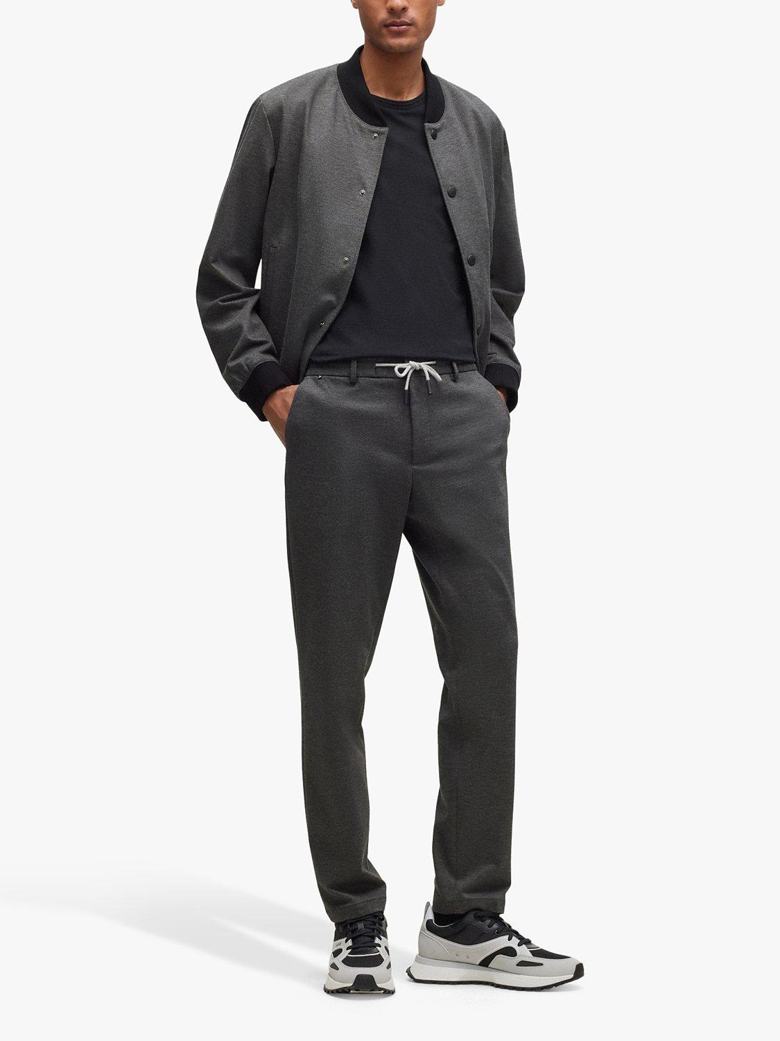 Product image 3 of 5, which shows BOSS Tiburt Cotton Blend T-Shirt, Black, L