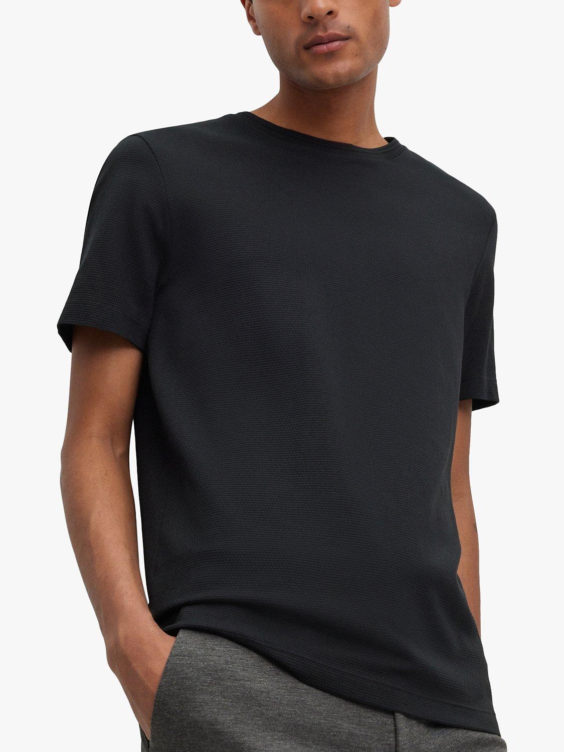 Product image 5 of 5, which shows BOSS Tiburt Cotton Blend T-Shirt, Black, L