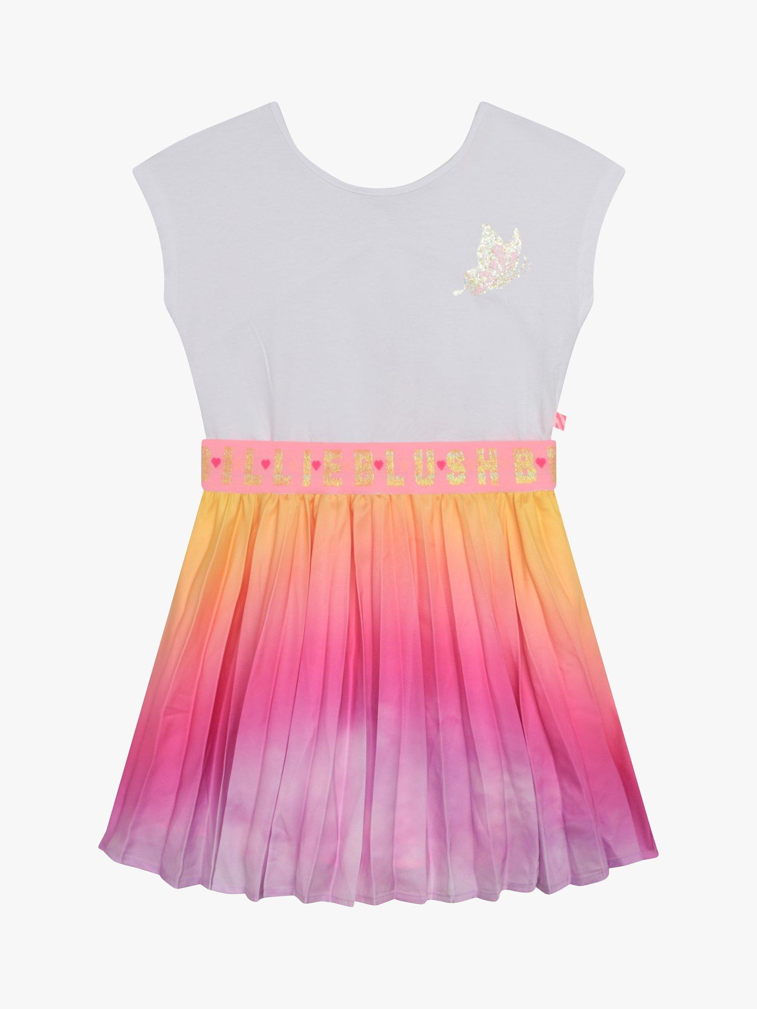 Billieblush Kids' Butterfly Ombre Dress, Multi
