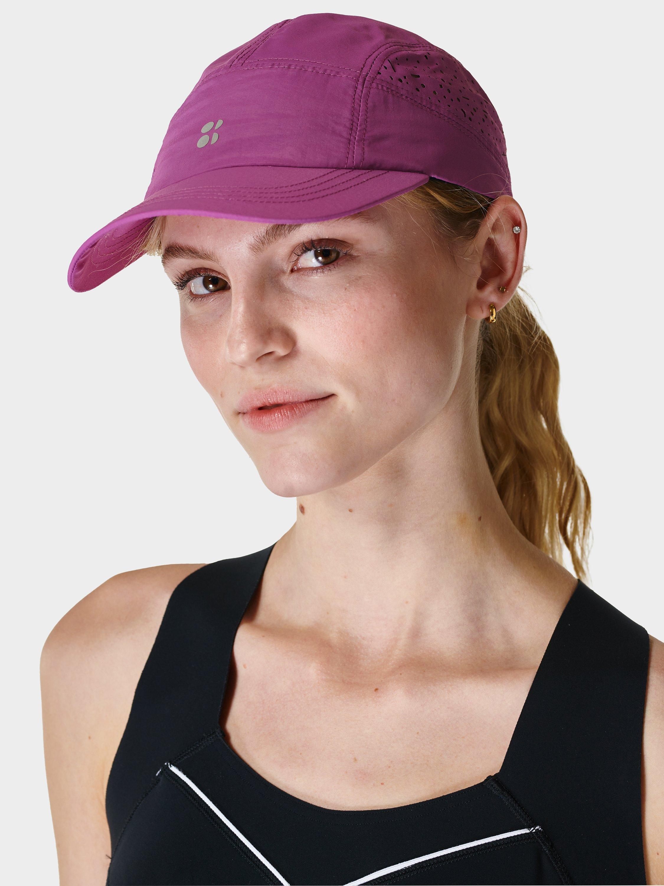 Sweaty Betty Swiftie Run Cap, Malbec Purple, One Size