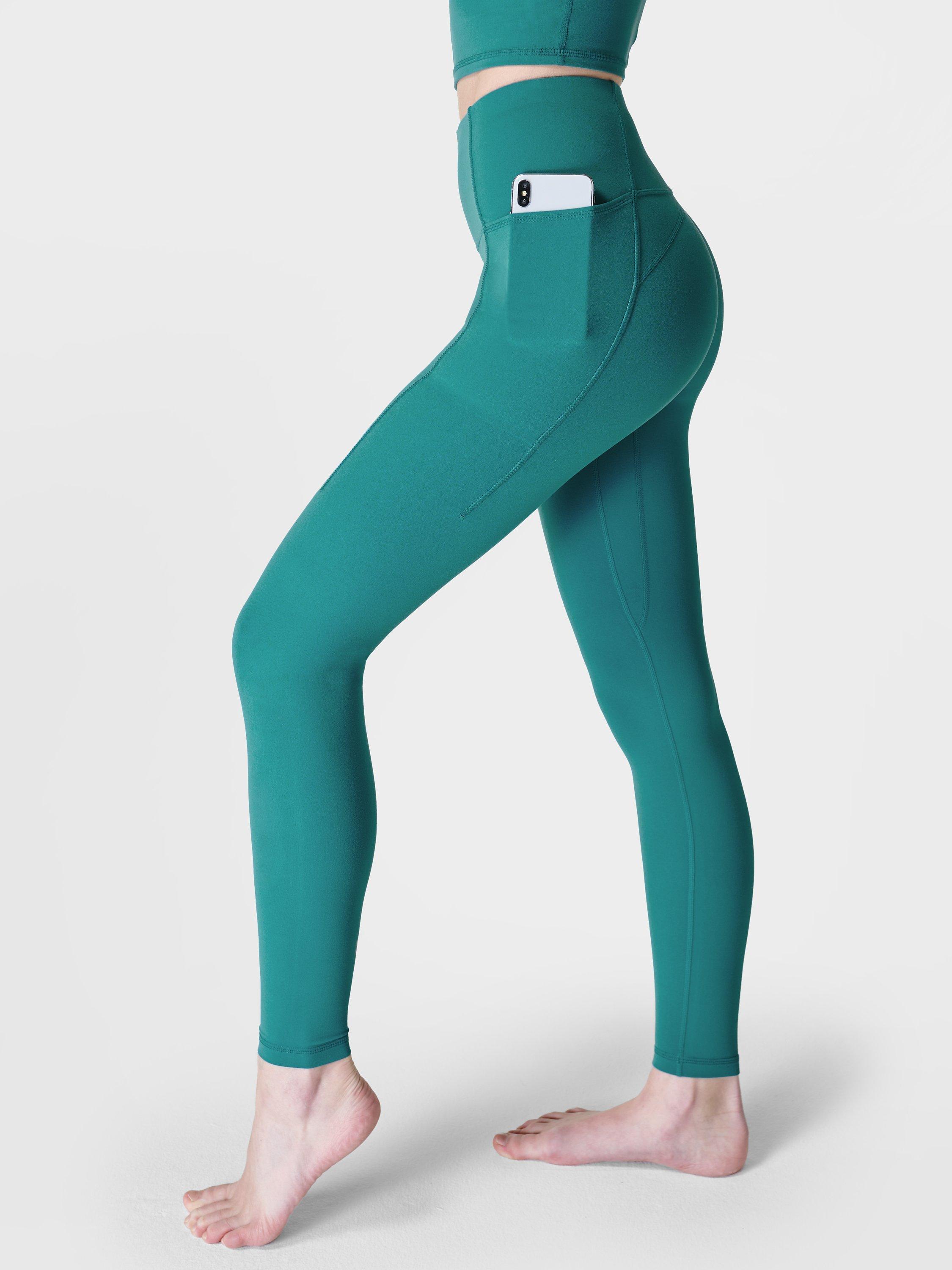 Sweaty Betty Super Soft Yoga Leggings, Agate Blue