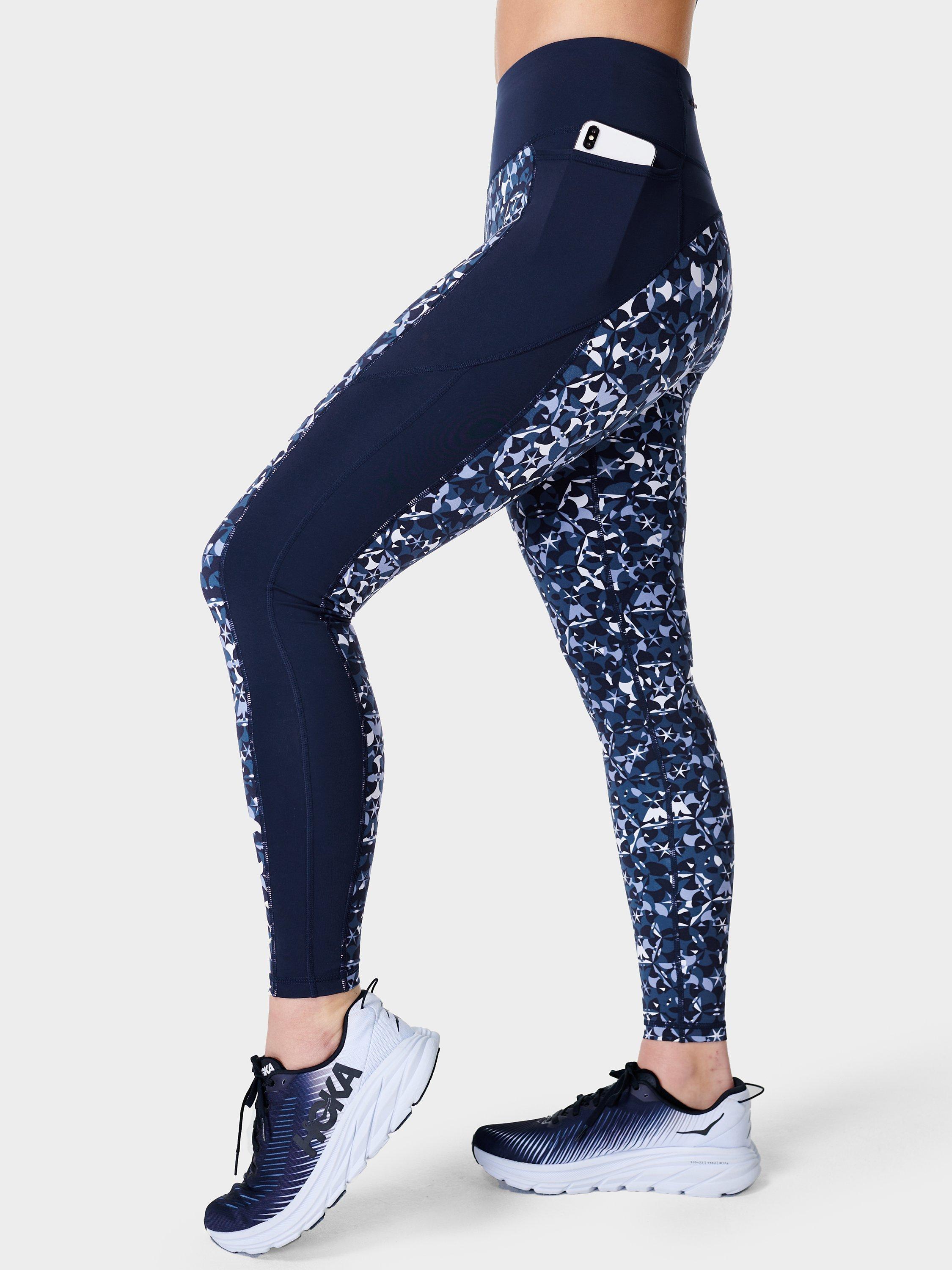 Sweaty Betty Power Gym Leggings, Blue Kaleidoscope 