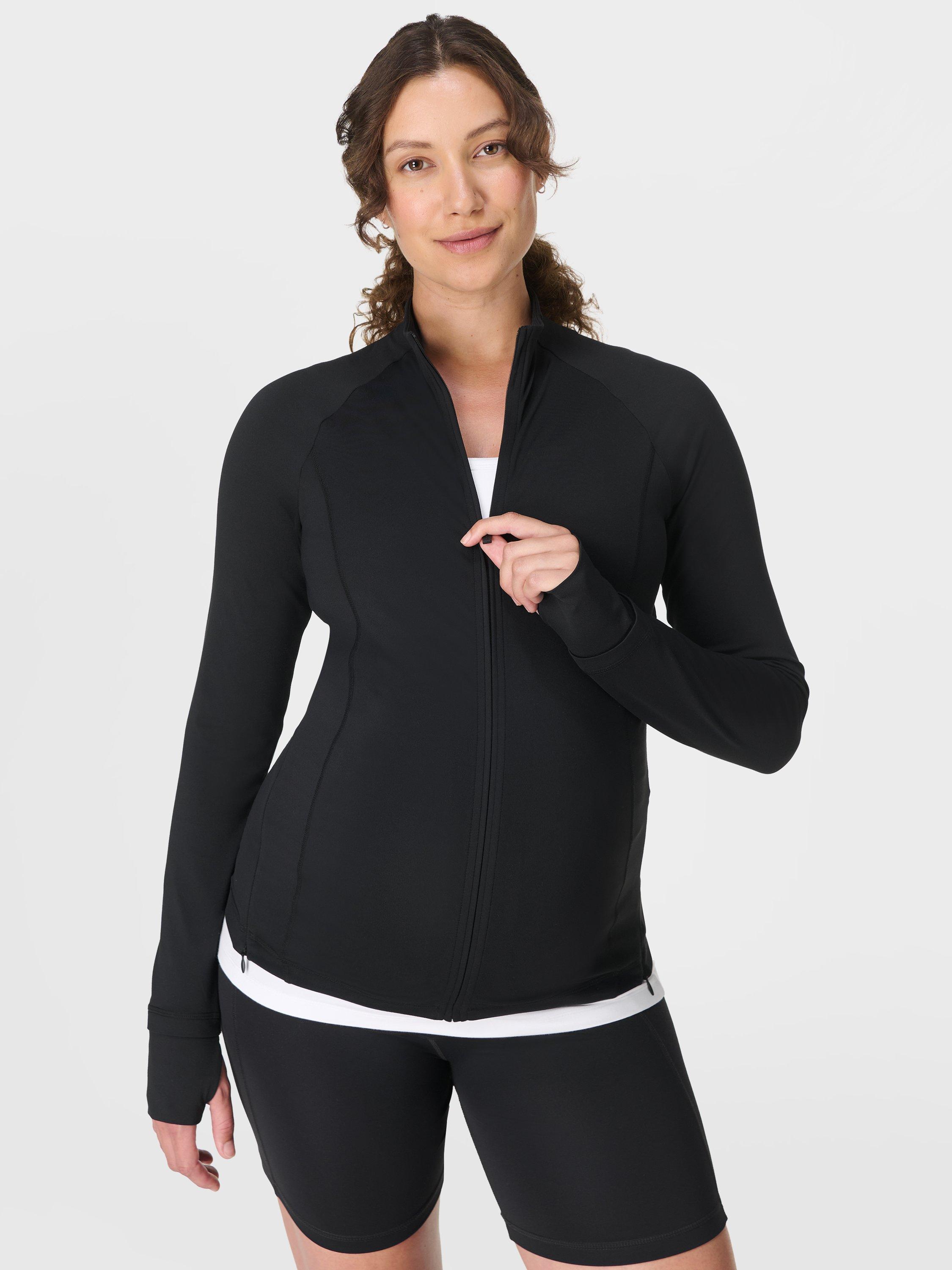 Sweaty Betty Super Soft Zip Up Hooded Top, Regatta Blue