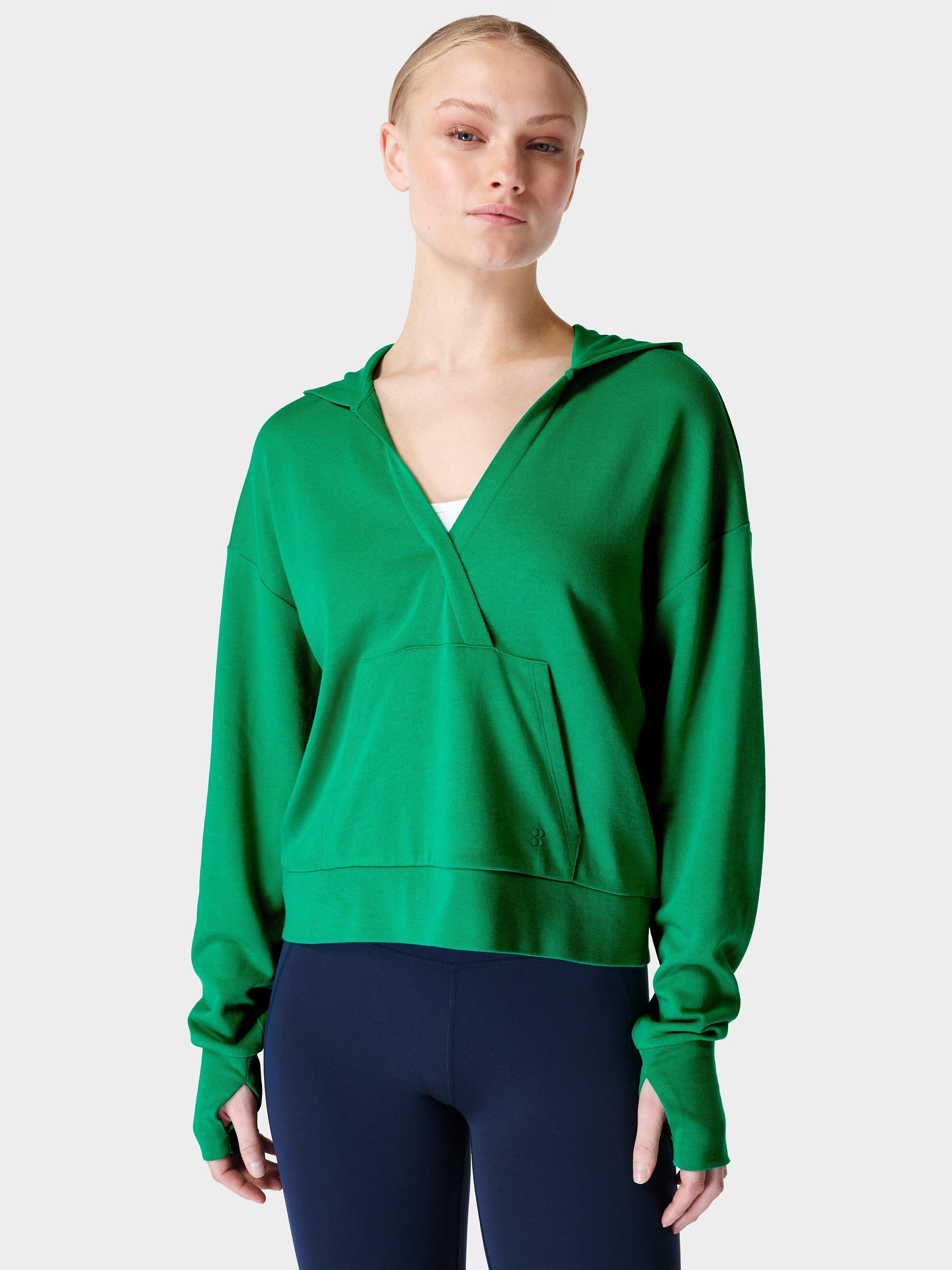 Sweaty Betty After Class Relaxed Hoodie, Vivid Green