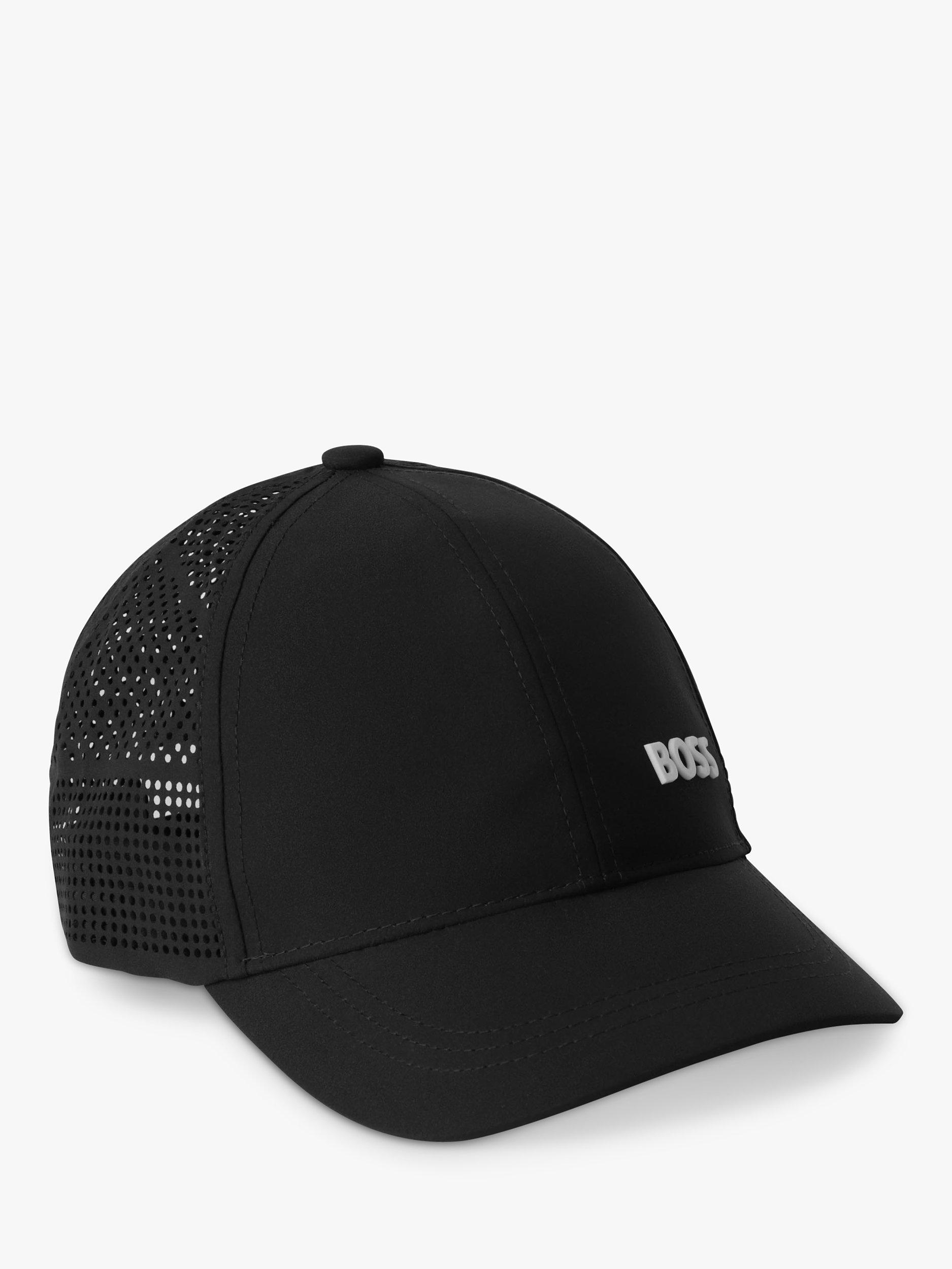 HUGO BOSS Kids' Embroidered Logo Baseball Cap, Black