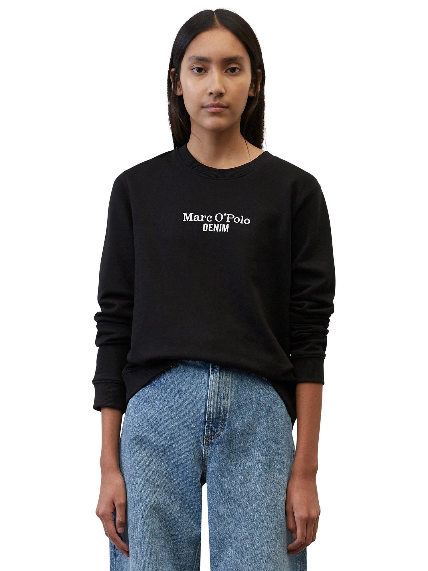 Marc O'Polo Denim Round Neck Sweatshirt, Black