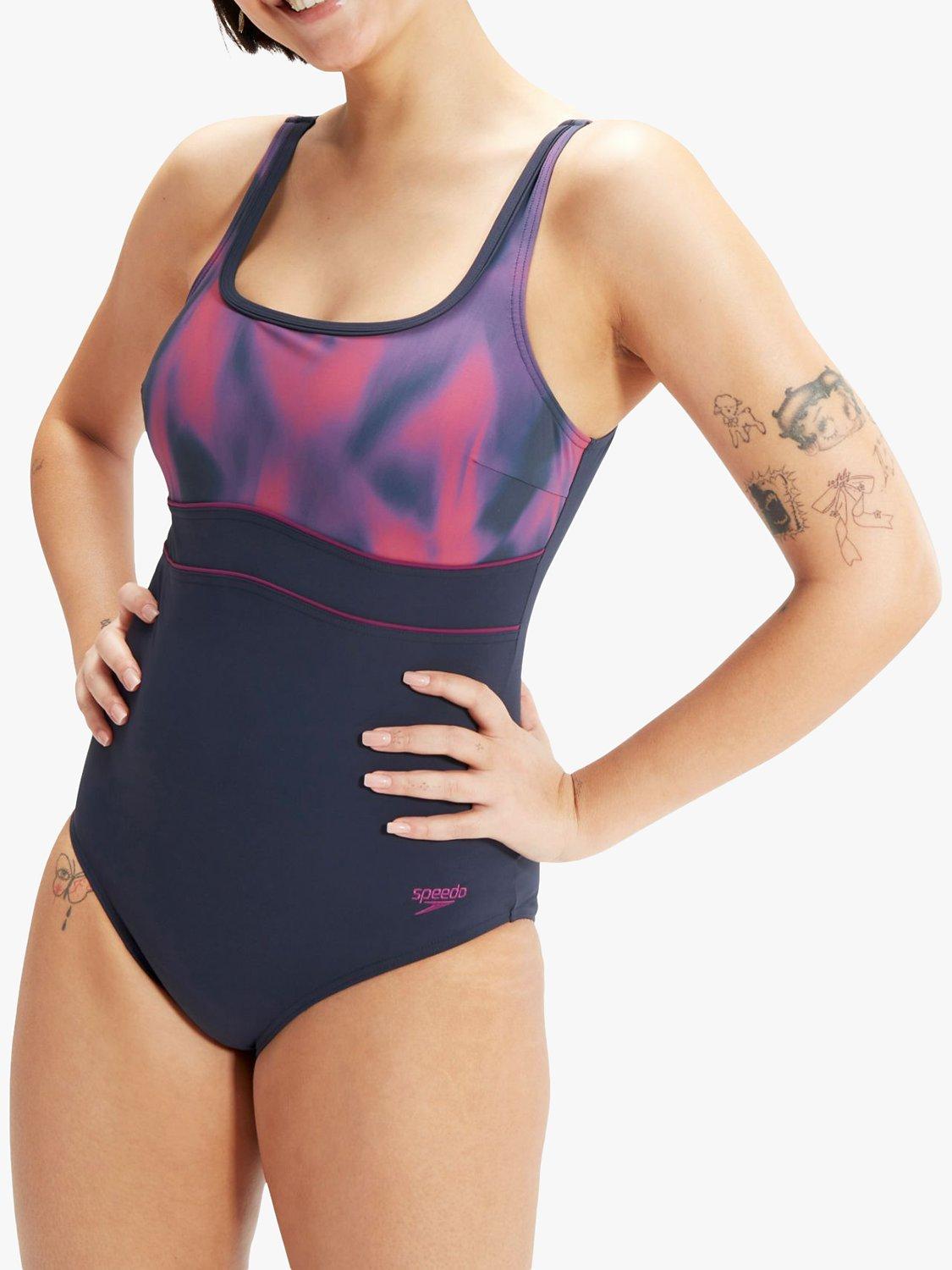 Speedo Shaping ContourEclipse Printed Swimsuit