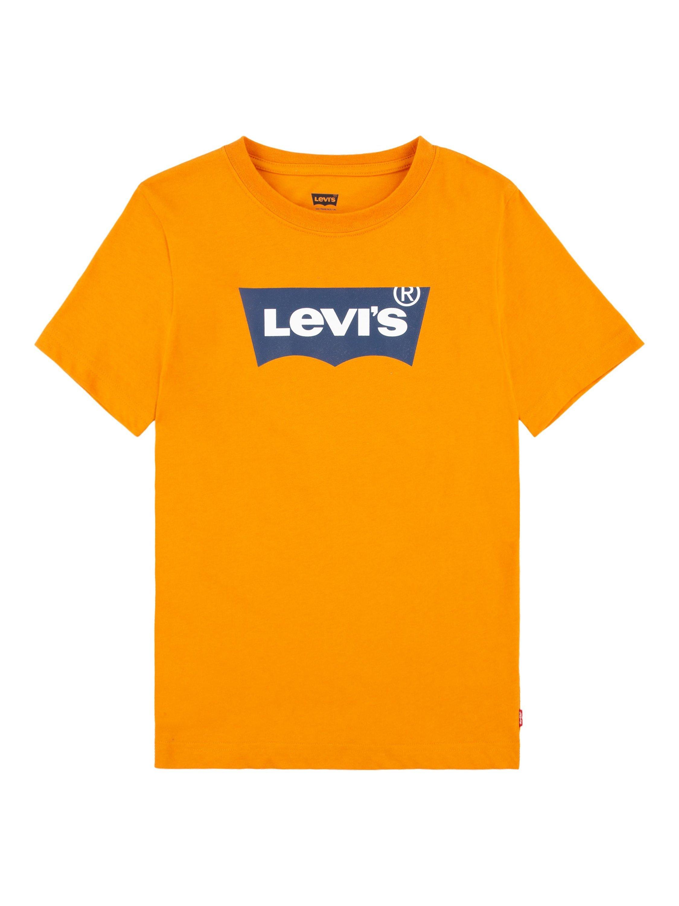 Levi's Kids' Batwing Logo Short Sleeve T-Shirt, Desert Sun
