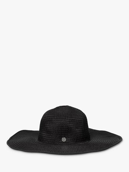 Panos Emporio Mykonos Floppy Hat, Black, Black