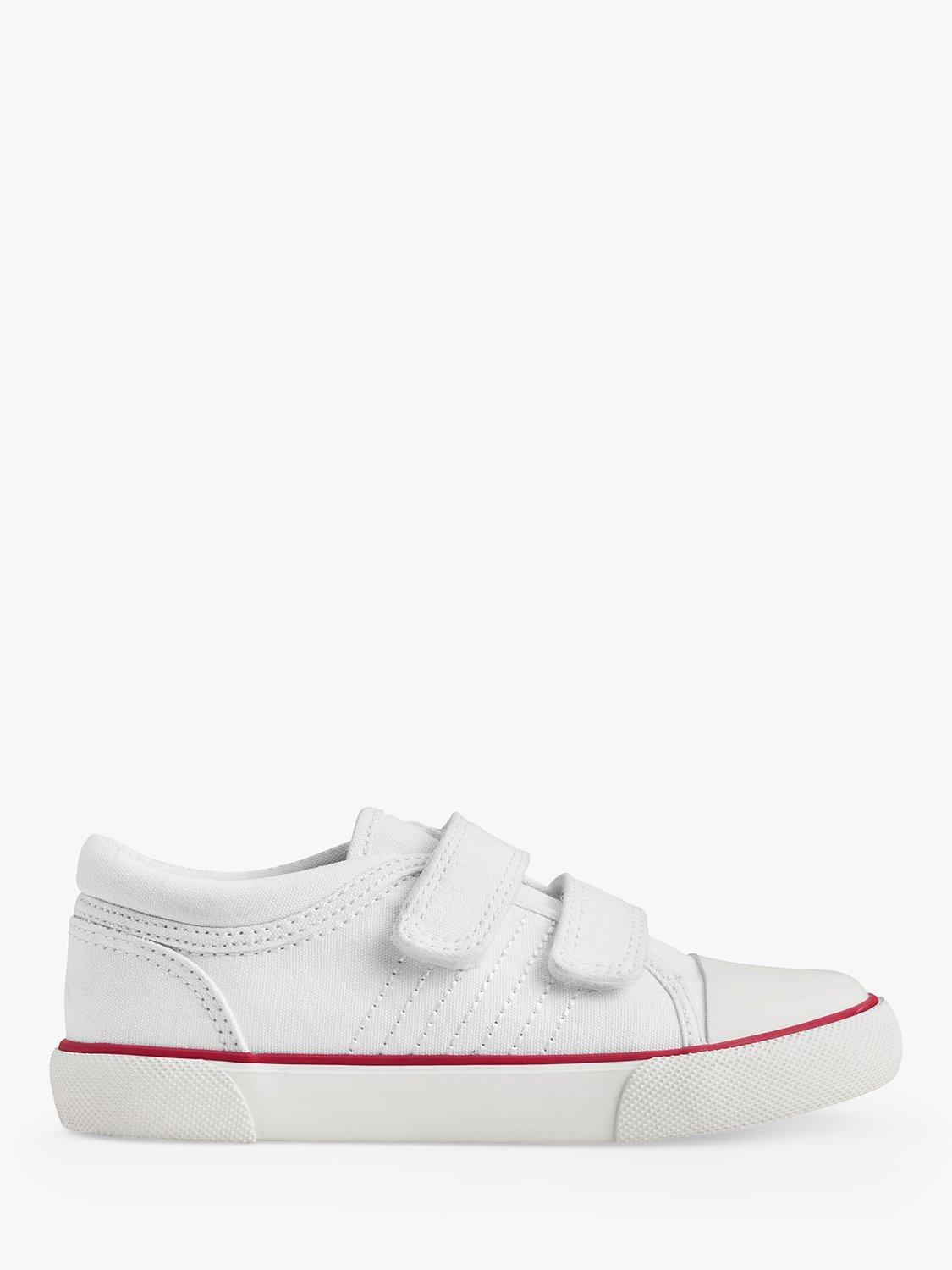 Start-Rite Kids' Sandcastle Pre-Walker Shoes, White Canvas
