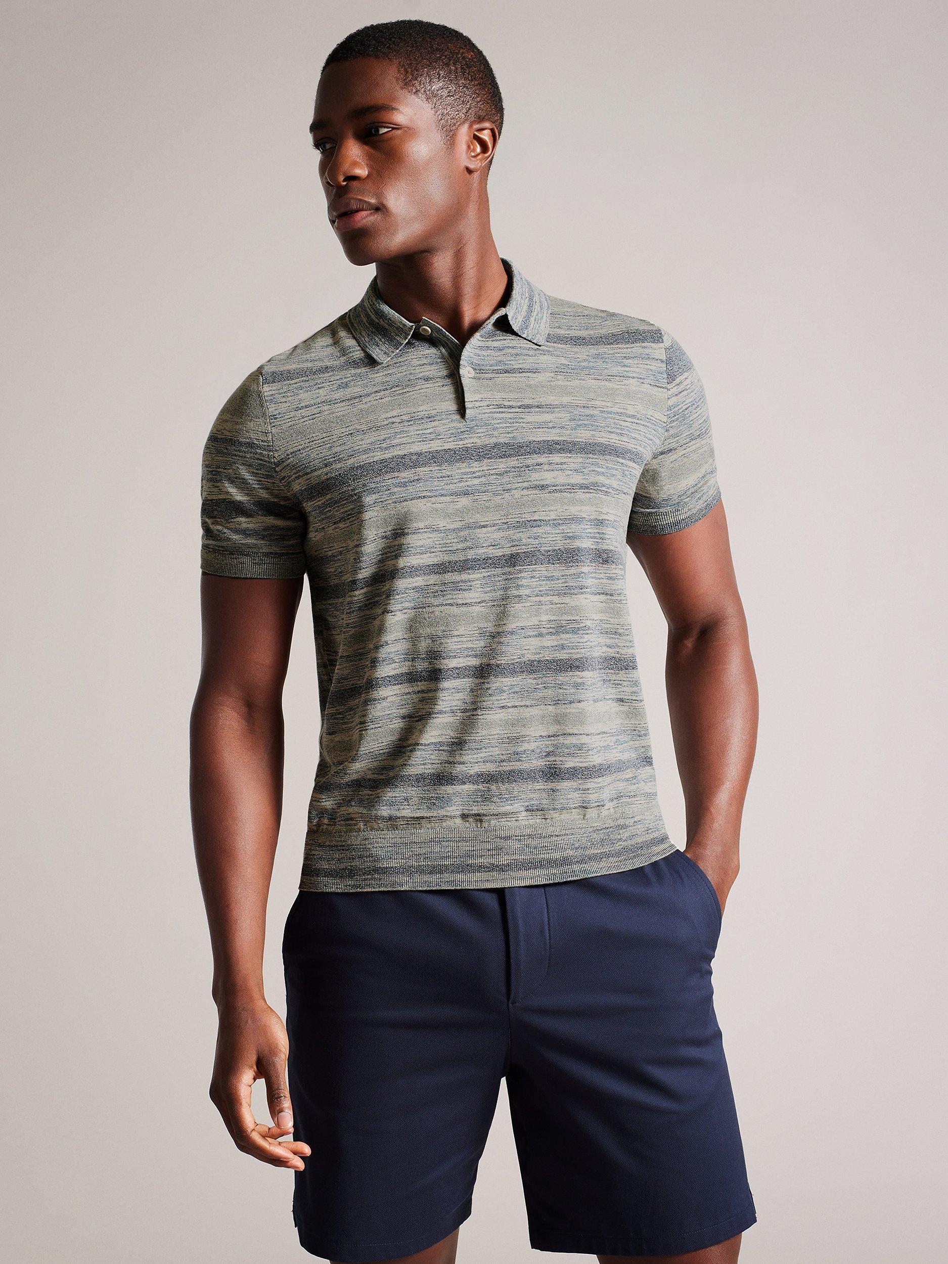 Ted Baker Mauda Ombre Knitted Top, Stone/Ombre