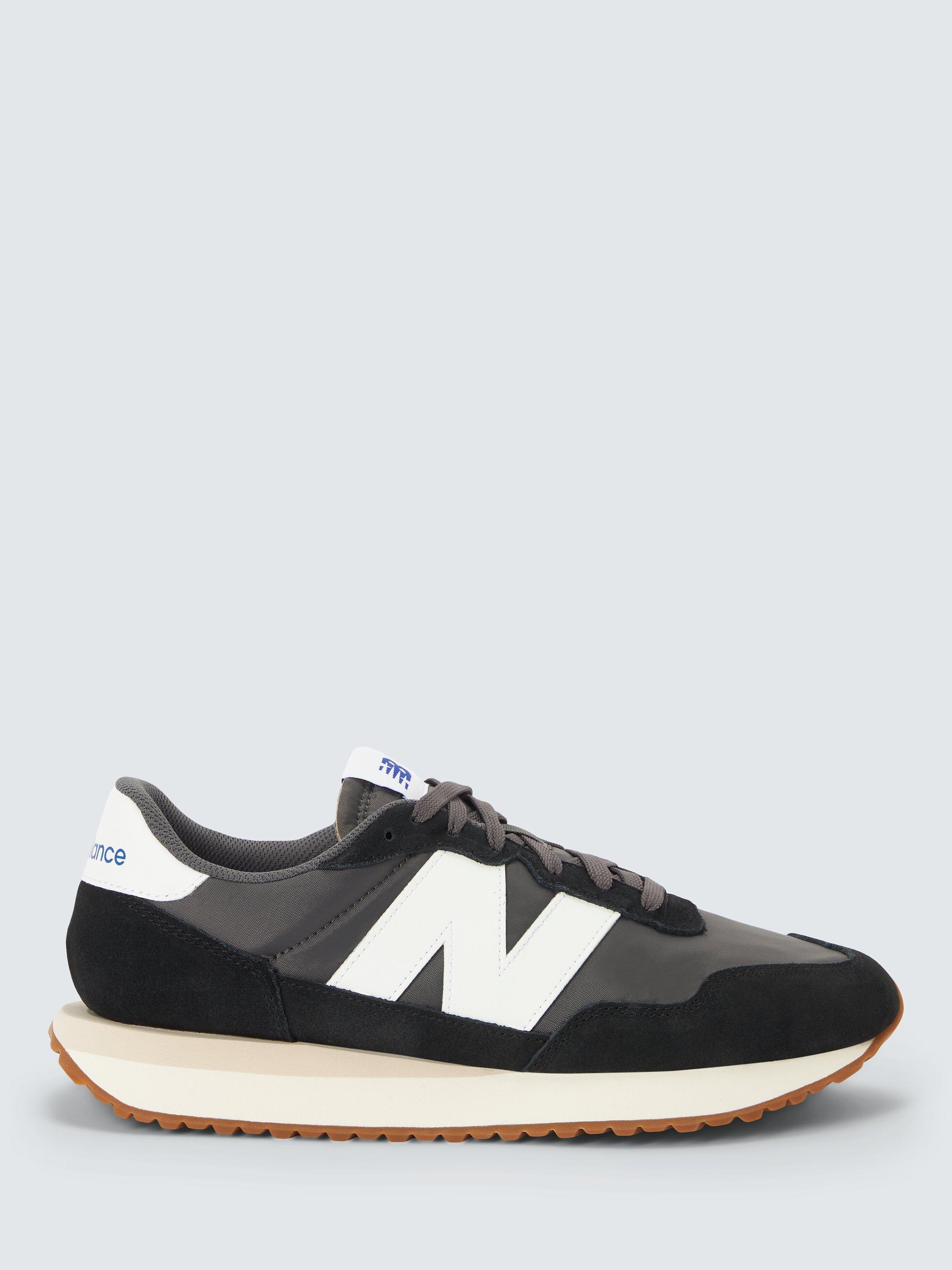 New Balance 237 Men's Running Shoes, Black/Grey/White, 9