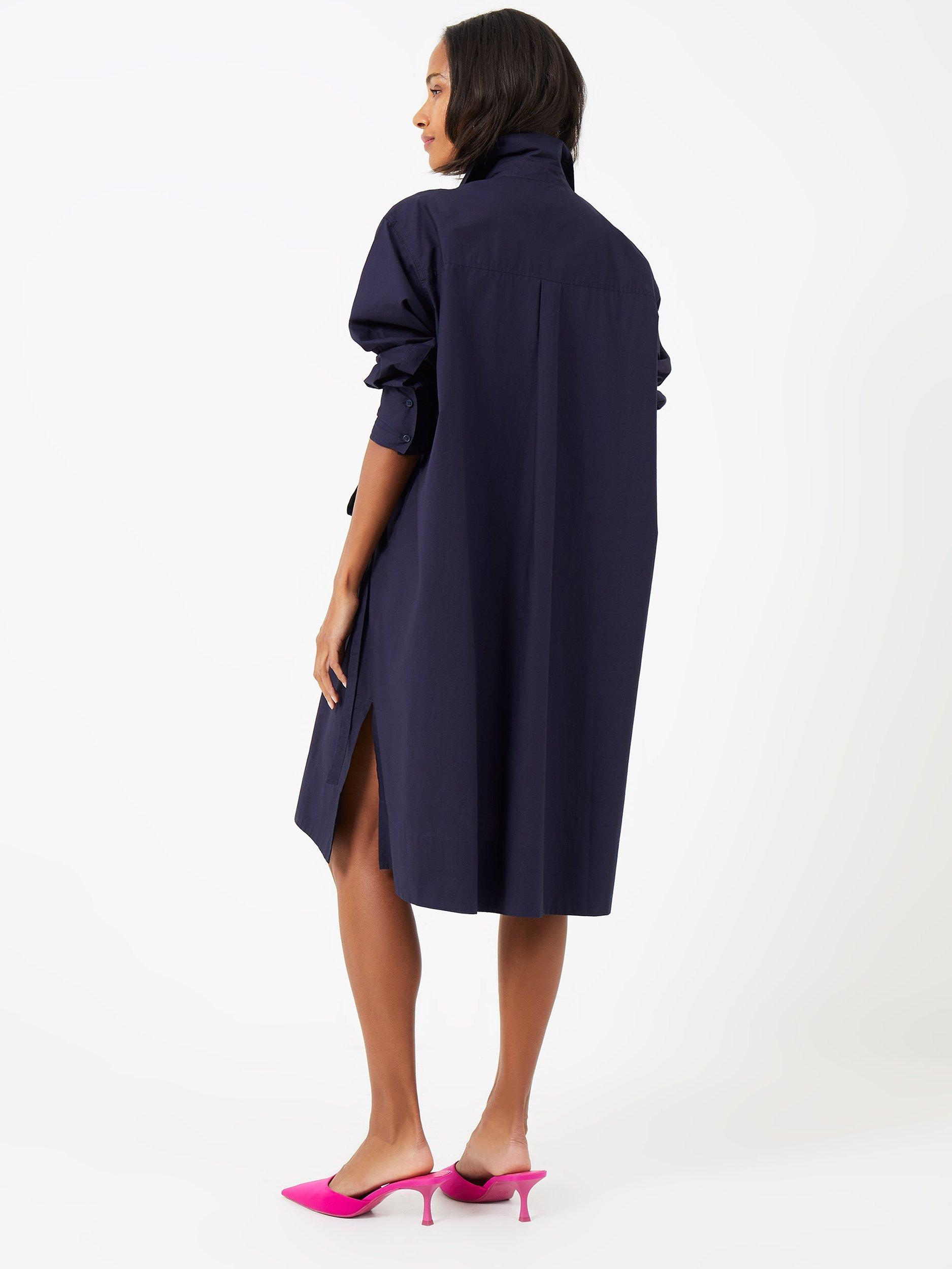 Product image 2 of 2, which shows French Connection Rhodes Shirt Dress, Marine, XL