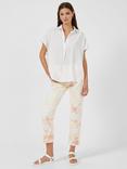 French Connection Crepe Short Sleeve V-Neck Blouse