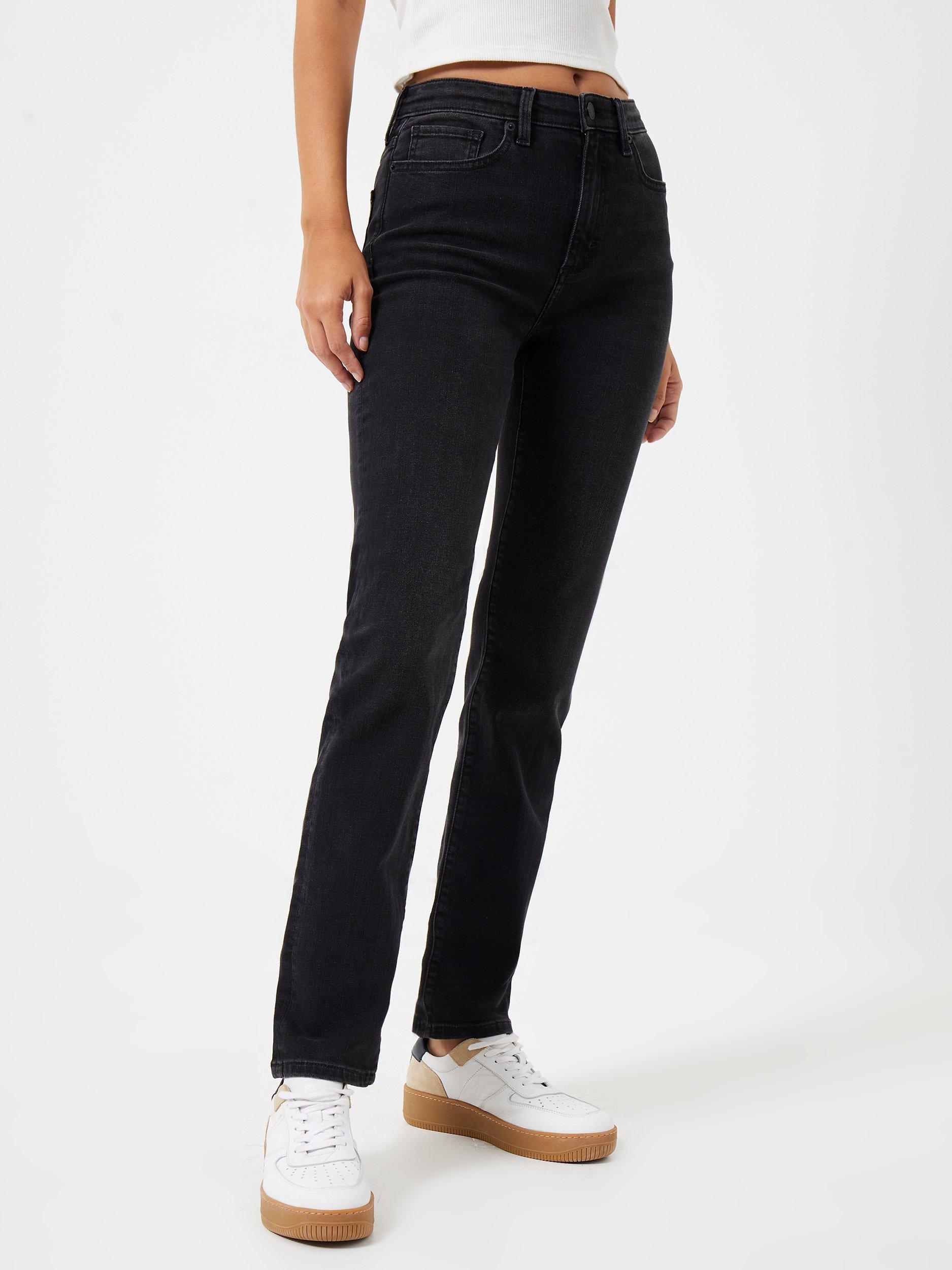 Product image 1 of 3, which shows French Connection Stretch Slim Jeans, Black, Black, 8