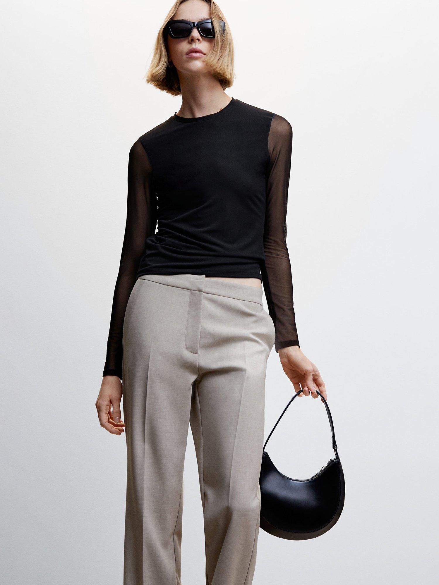 Mango Roma Tee, Black