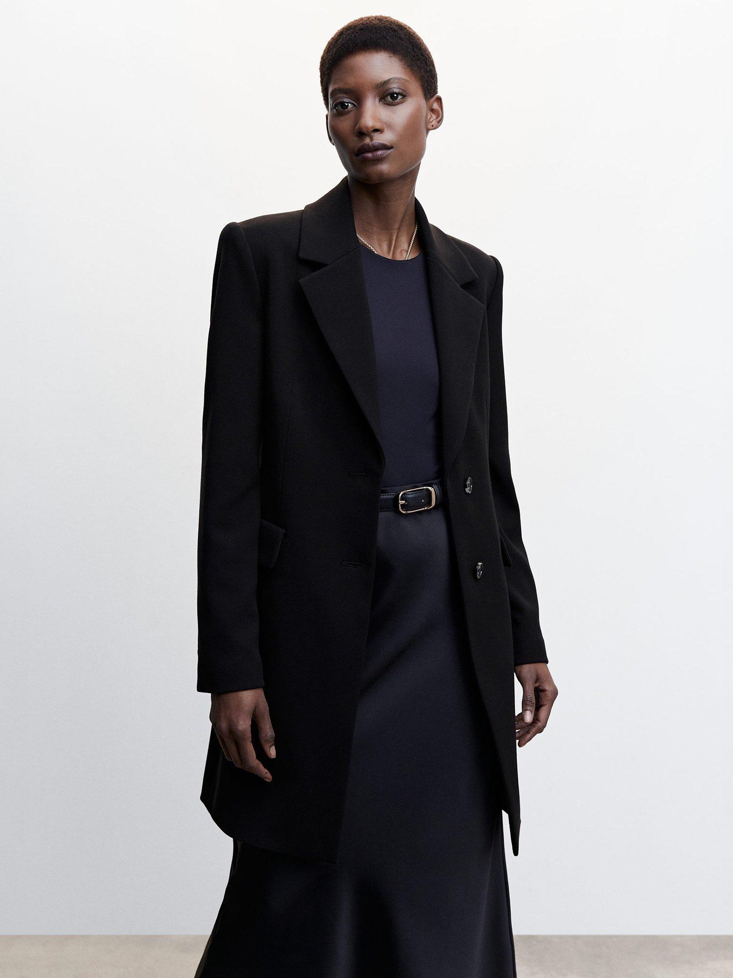 Mango Sugus Fitted Double Breasted Coat