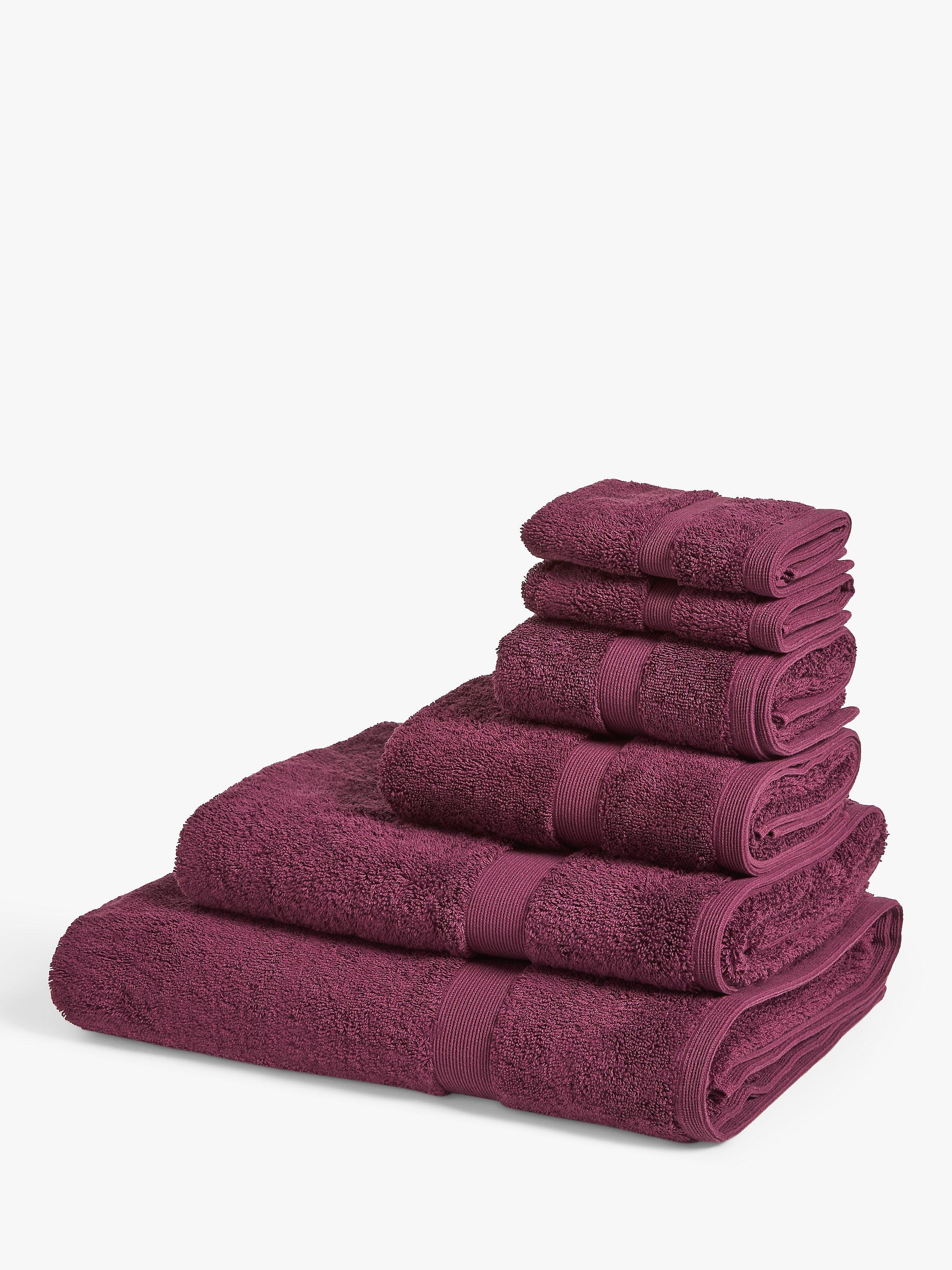 John Lewis Egyptian Cotton Towels Damson