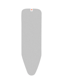 Brabantia Metallised Ironing Board Cover, Light Grey, Grey