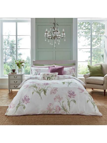 Laura Ashley Gosford 220 Thread Count Duvet Cover Set, Grape