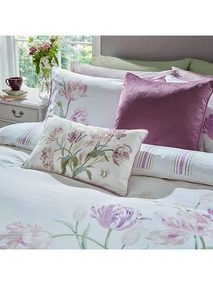 Laura Ashley Gosford 220 Thread Count Duvet Cover Set - view 2, Grape
