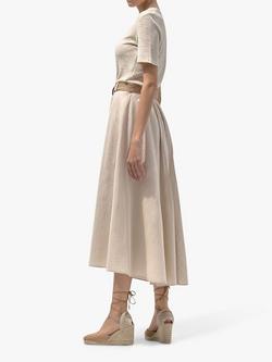 Castañer Carina Suede Wedge Espadrille Sandals - view 2, Tostado
