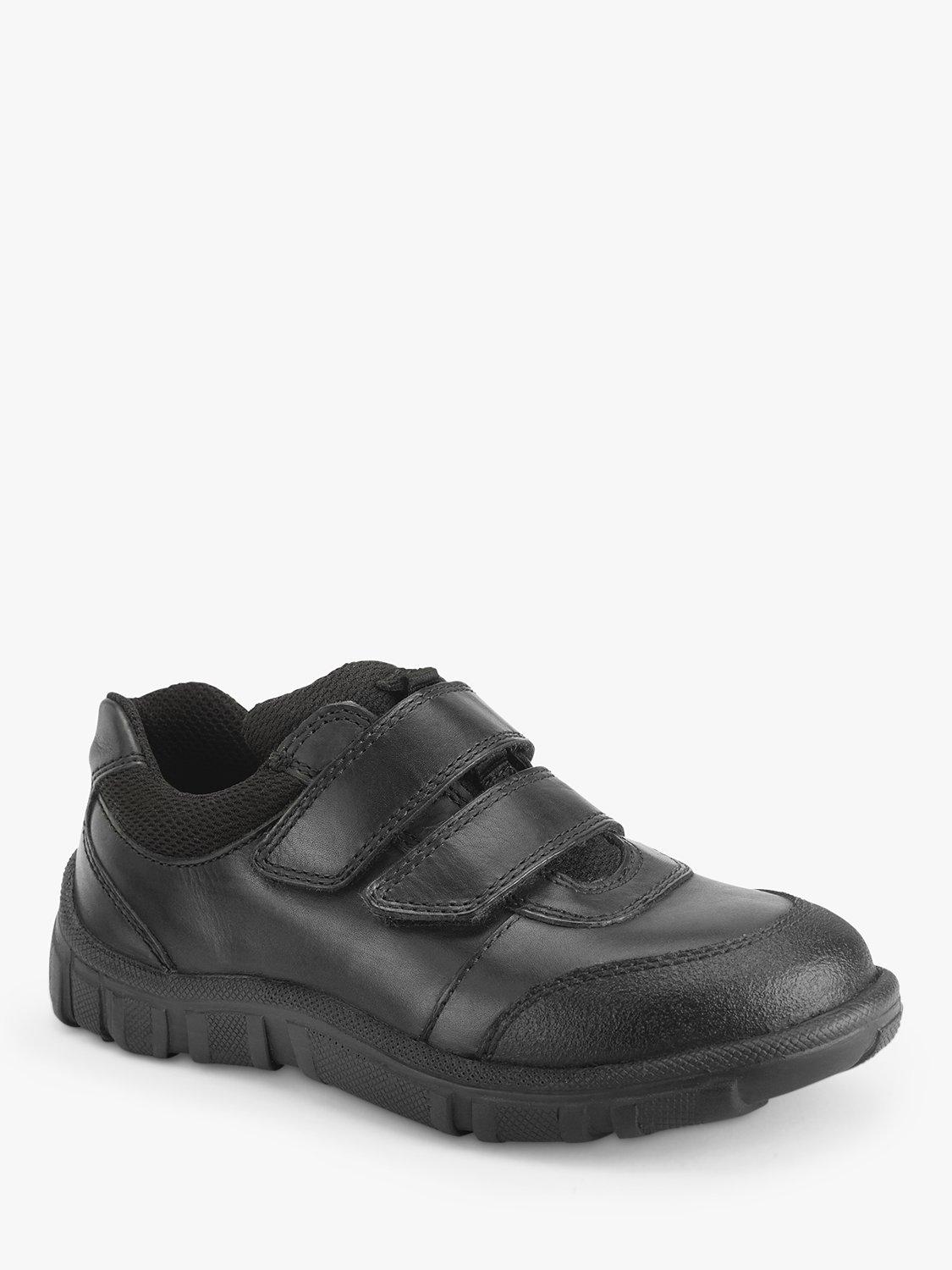 Simply by Start-Rite Kids' Learn Riptape School Shoes, Black, 2G