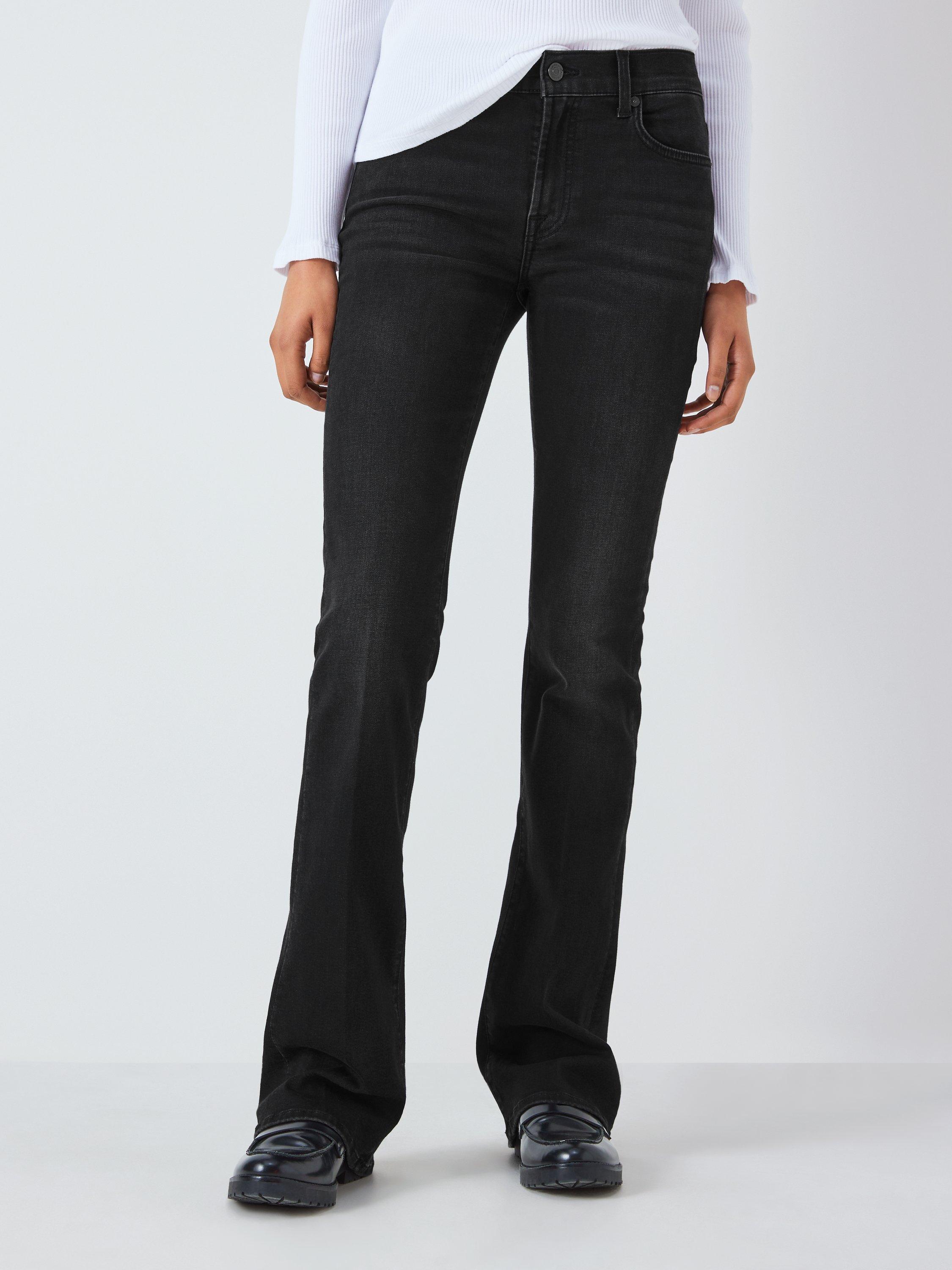 7 For All Mankind B(Air) Bootcut Jeans, Black