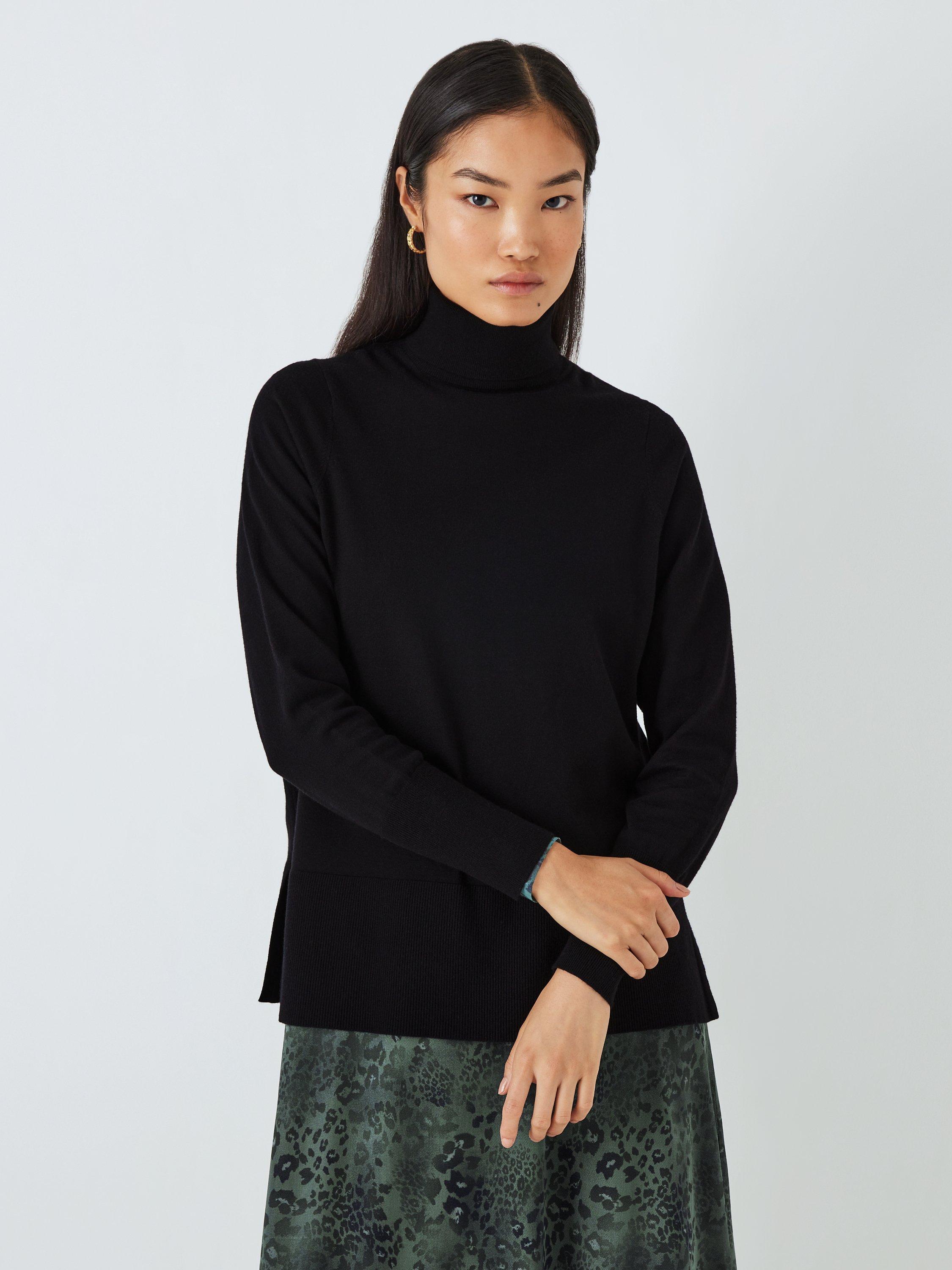 John Lewis ANYDAY Plain Fine Knit Roll Neck Jumper