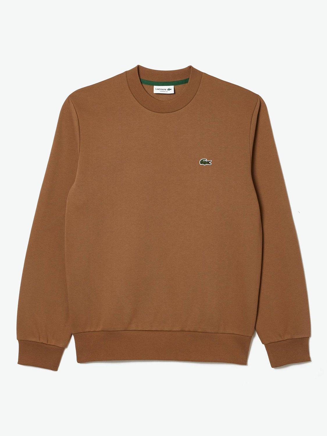 Lacoste Logo Embroidered Organic Cotton Blend Sweatshirt, Six Coo