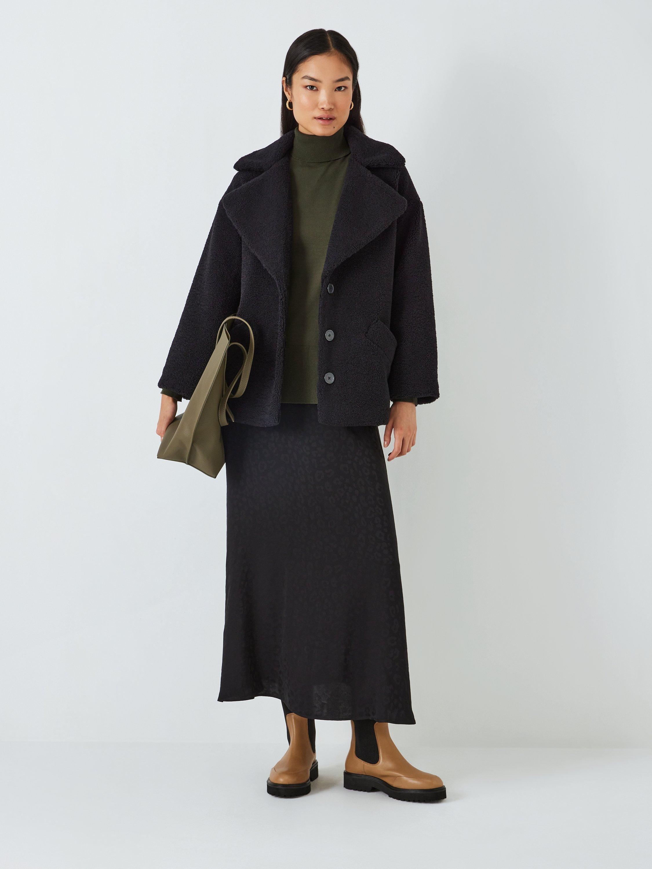 Product image 3 of 6, which shows John Lewis ANYDAY Plain Fine Knit Roll Neck Jumper, Khaki, M