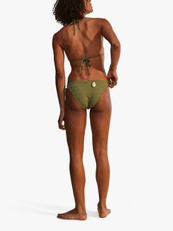 Roxy Coolness Elongated Triangle Bikini Top, Khaki - view 2, Khaki
