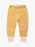 Little Green Radicals Kids' Adaptive Striped Joggers, Gold