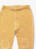 Little Green Radicals Kids' Adaptive Striped Joggers, Gold