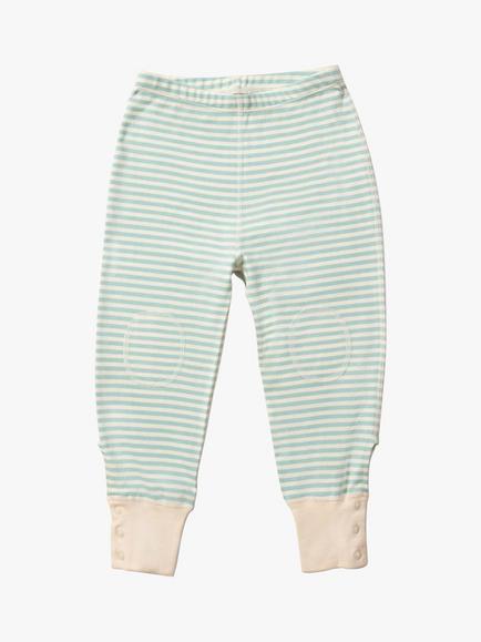Little Green Radicals Kids' Adaptive Striped Joggers, Blue