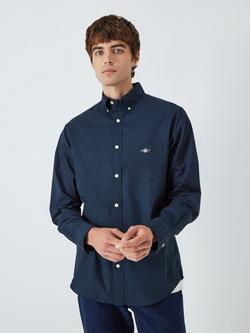 GANT Poplin Regular Fit Shirt, 410 Marine