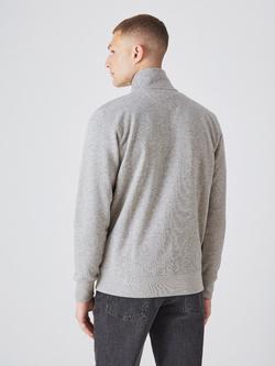 GANT Regular Shield Full Zip Jumper - view 2, 093 Grey Melange