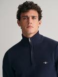 GANT Cotton Half Zip Collar Jumper