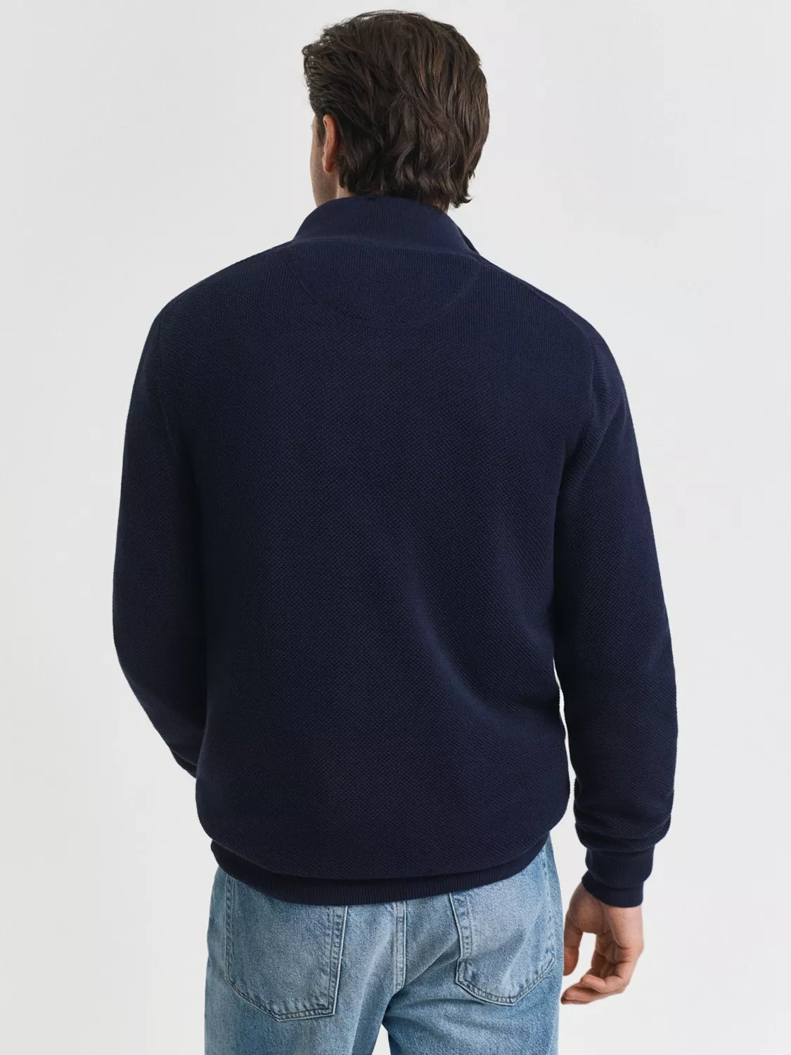 GANT Cotton Pique Halfzip heren Trui