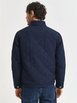 GANT Quilted Windcheater Jacket - view 2, 433 Evening Blue