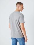 GANT Regular Shield Short Sleeve T-Shirt, Grey Melange
