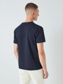 GANT Regular Shield Short Sleeve T-Shirt - view 2, Evening Blue