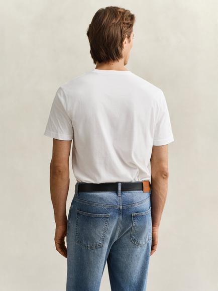 GANT Regular Shield Short Sleeve T-Shirt - view 2, White
