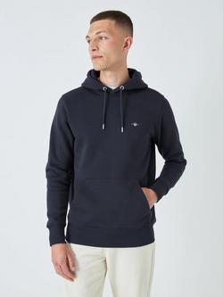 GANT Shield Regular Hoodie, 433 Evening Blue