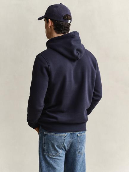 GANT Shield Regular Hoodie - view 2, Evening Blue