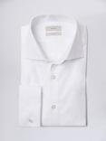 Moss Slim Fit Double Cuff Twill Shirt