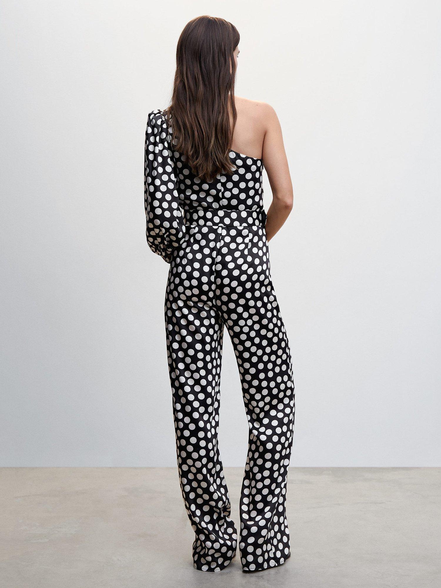 Polka dot jumpsuit mango online