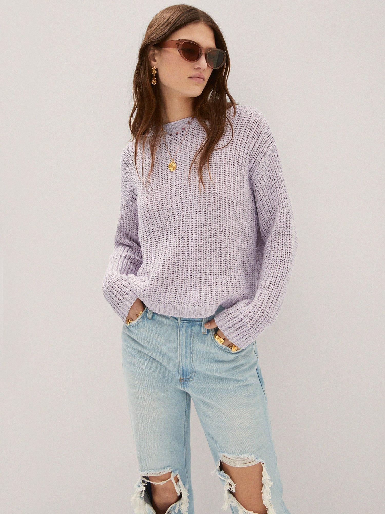 Mango Arandano Sweater, Light Pastel Purple