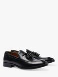 Moss Highgate Tassel Loafers, Black